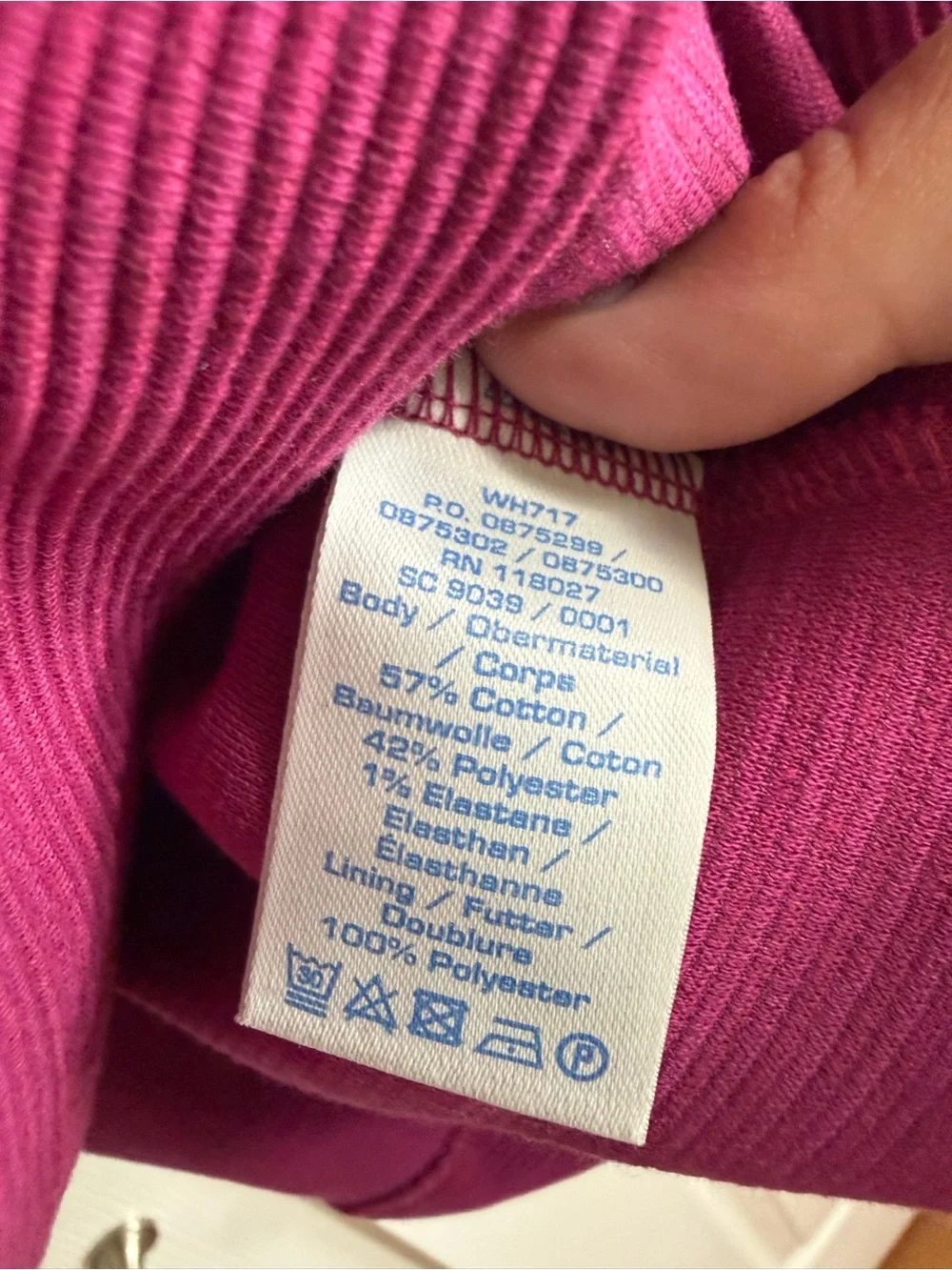 Boden - Women’s Fuchsia Ribbed Crew Neck Fit and Flair Dress - UK 6, US 2